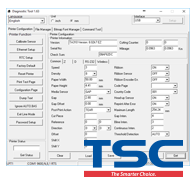 ממשק לניהול הגדרות TSC